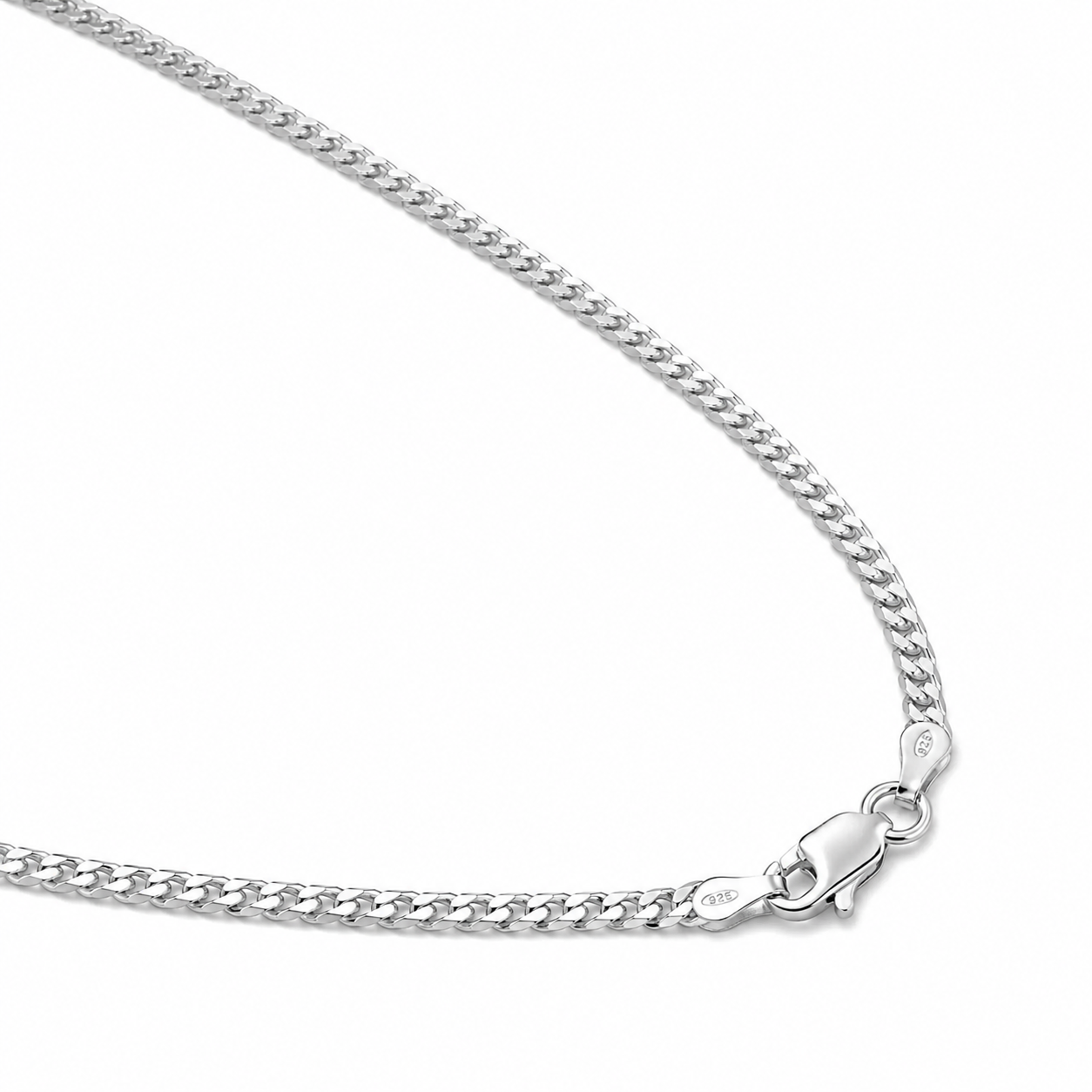 Corrente Masculina 50cm De Prata 925
